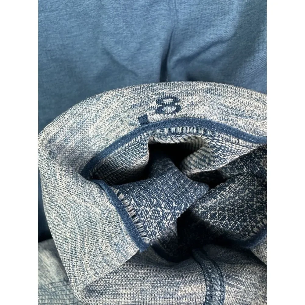 Lululemon Leggings Womens 8 Blue‎ Ombre Seamlessly Street Crop Athletic Gym